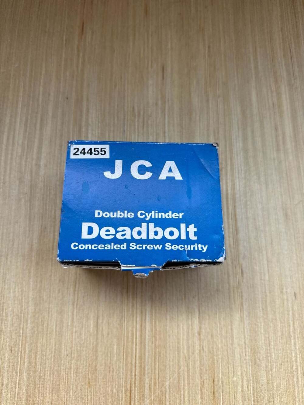 JCA Double Cylinder Deadbolt Antique Brass 2 3/8" Backset CD102AB
